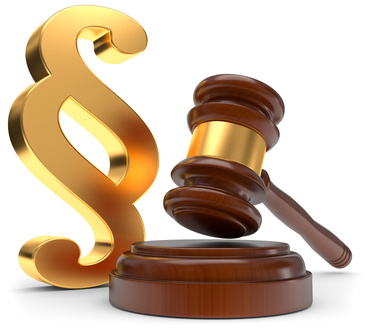 Bild zeigt Paragraphenzeichen und Hammer Bild zeigt Paragraphenzeichen und Hammer